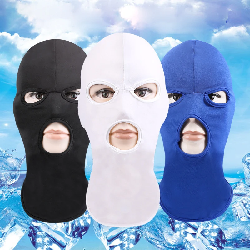 1 шт. летняя крутая маска для лица однотонная модная Балаклава Крышка головы