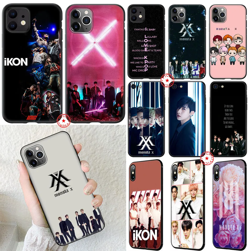 KPOP K.A.R.D монста X NCT 127 Мягкий силиконовый чехол для телефона iPhone 11 Pro XR XS Max 6 6S 7 8 плюс