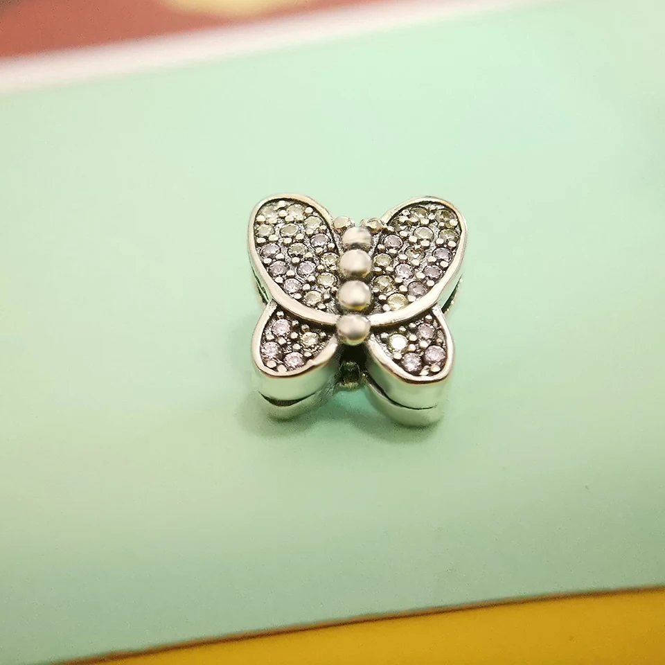 

Charms Real 925 Sterling Silver bee Love Maple leaf Shiny Zircon Original Reflection Fit Original Bracelet DIY Jewelry
