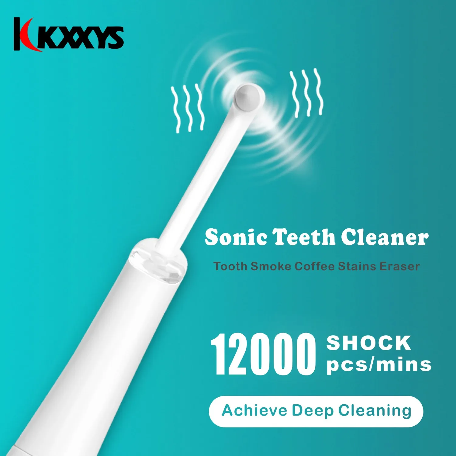 Электрический ультразвуковой бытовой ластик для зубов в комплекте 5 шт.