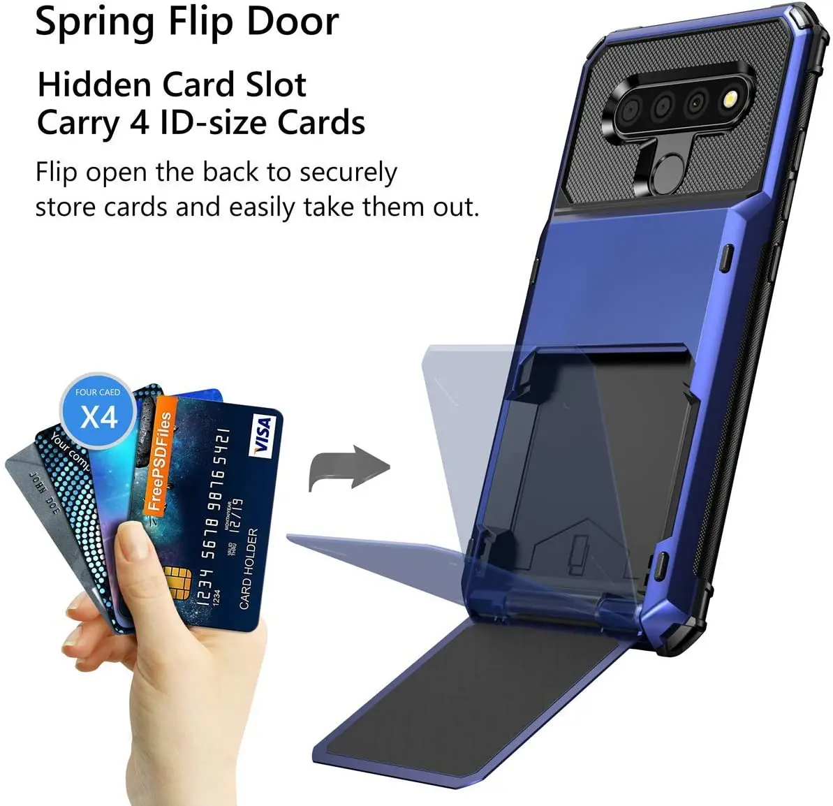 Чехол с откидной крышкой и отделением для карт Stylo 6 чехол-кошелек в деловом стиле