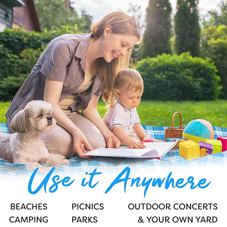 

Picnic Blanket Folding Sandproof Lightweight Beach Rug Outdoor Picnic Mattress Activities Hiking Traveling Mat Beach Blanket
