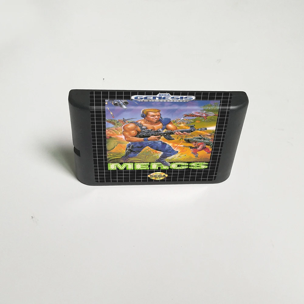 Mercs 16 бит MD карточная игра для Sega Megadrive игровой консоли картридж|Запасные части| |