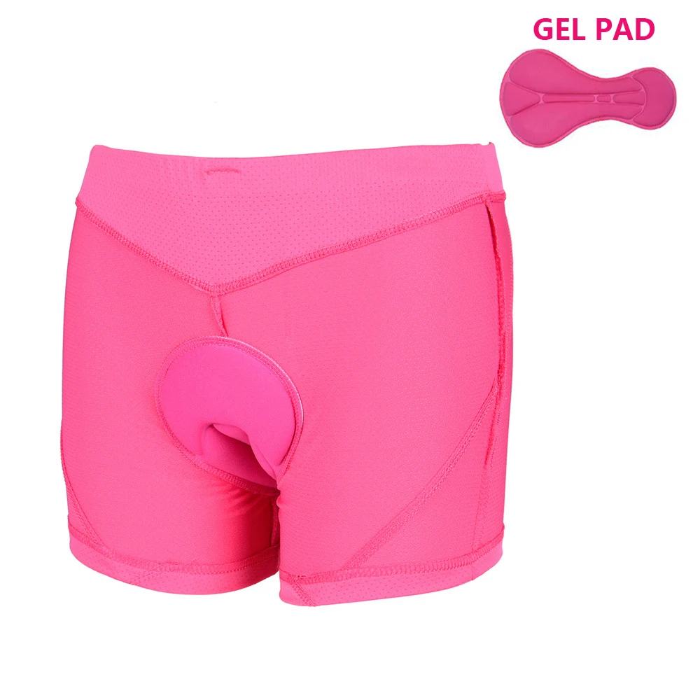 pink Wo мужское Велосипедное нижнее белье для велоспорта, шорты с 3D гелевой подкладкой для горного велосипеда, шорты для горного велосипеда, дышащие велосипедные трусы черного цвета - Цвет: pink