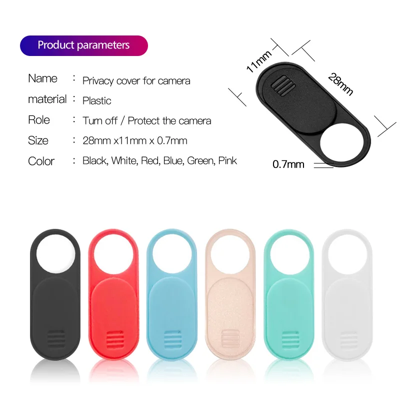 SeynLi Webcam Cover Mobile Computer Lens Camera Anti-Peeping Protector For Xiaomi Samsung Tablet Shutter Slider