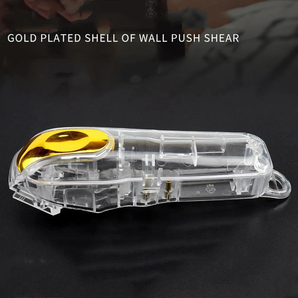 

DIY Clear Front Rear Housing Shell Case Cover for Wahl 8148/8591/8504 Hair Clippers, high temperature resistant and durable.
