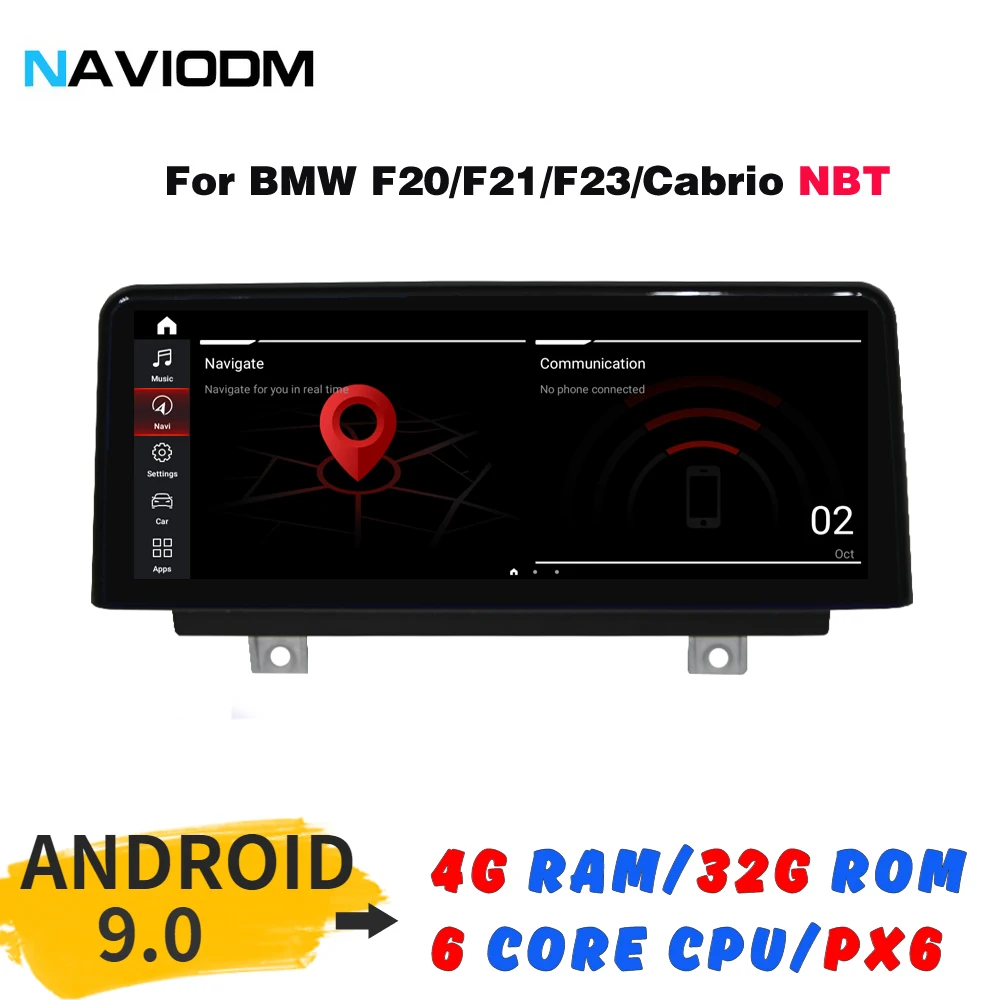 PX6 Android 9 0 автомобильный мультимедийный плеер Автомобильный DVD для BMW 1 серии F20 F21 NBT