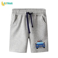 citrus summer children shorts cotton shorts for boys girls cartoon car shorts toddler panties kids beach short sports pants
