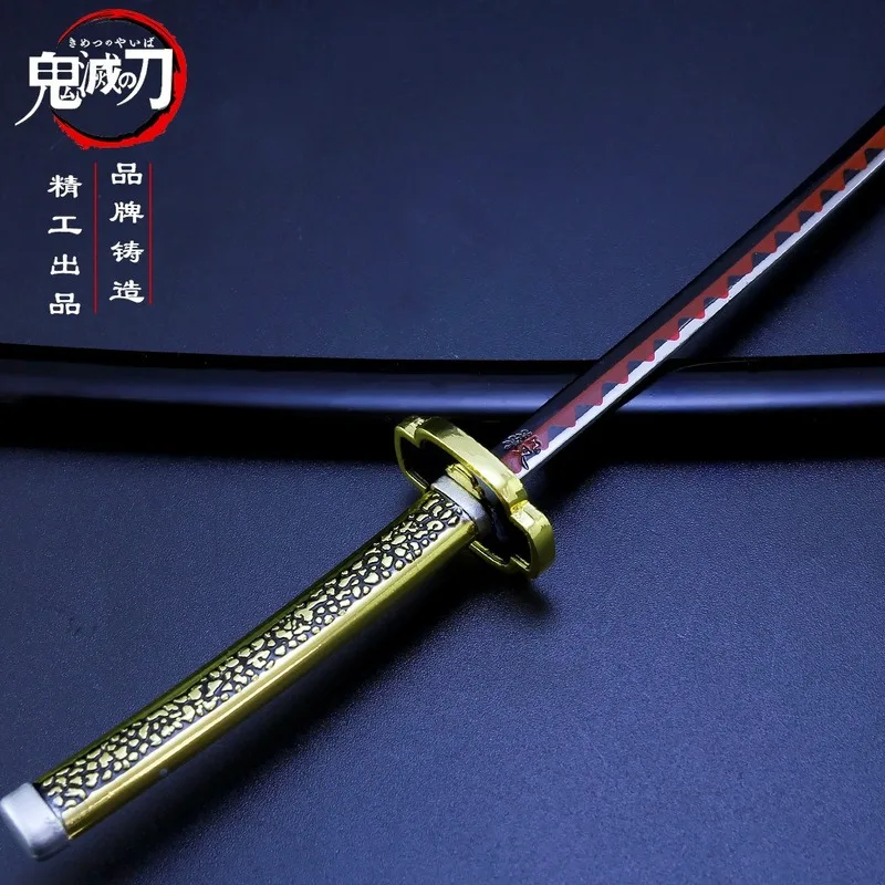255 мм аниме рассекающий демонов реквизит для косплея Kimetsu No Yaiba Kamado Tanjirou Катана