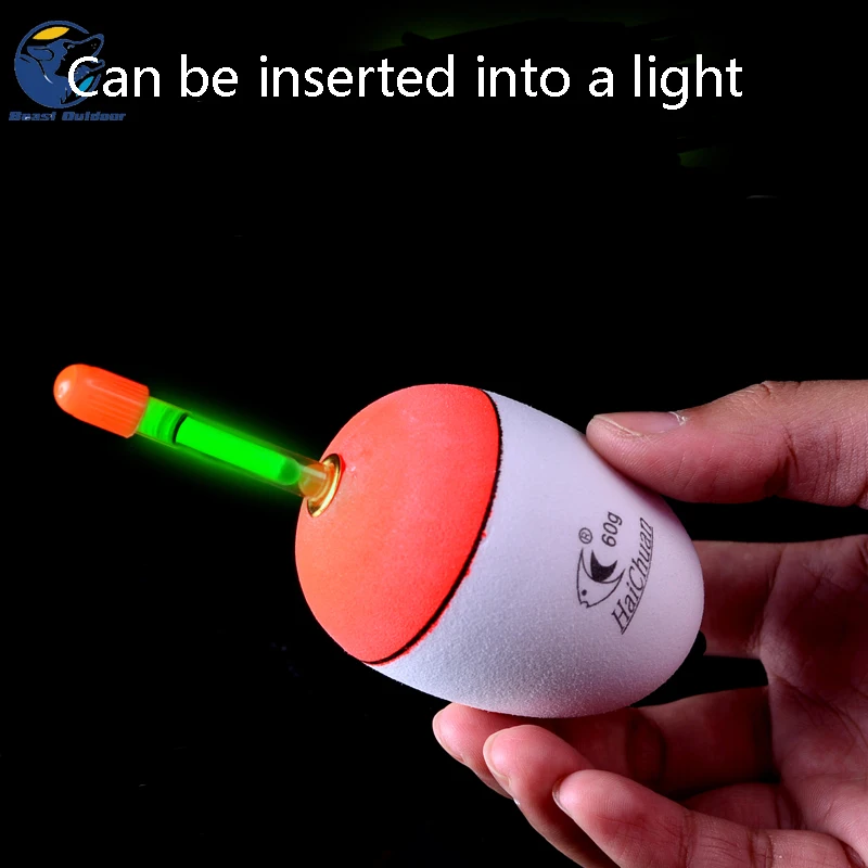 10 г 100 рыбий Королевский буй рыболовный смешанный размер пенопластовый трубчатый