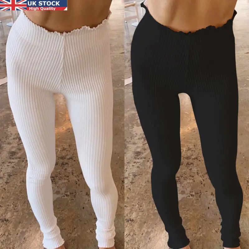 Брюки-карандаш женские с высокой талией повседневные эластичные облегающие