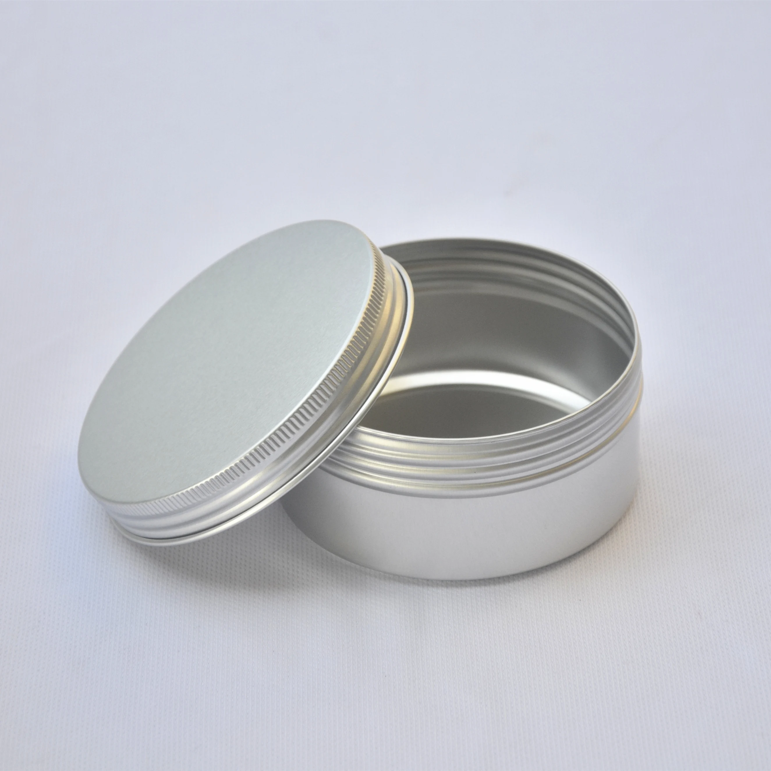 Серебряная алюминиевая банка 200 г для чая Оловянная эссенция воск фотогель