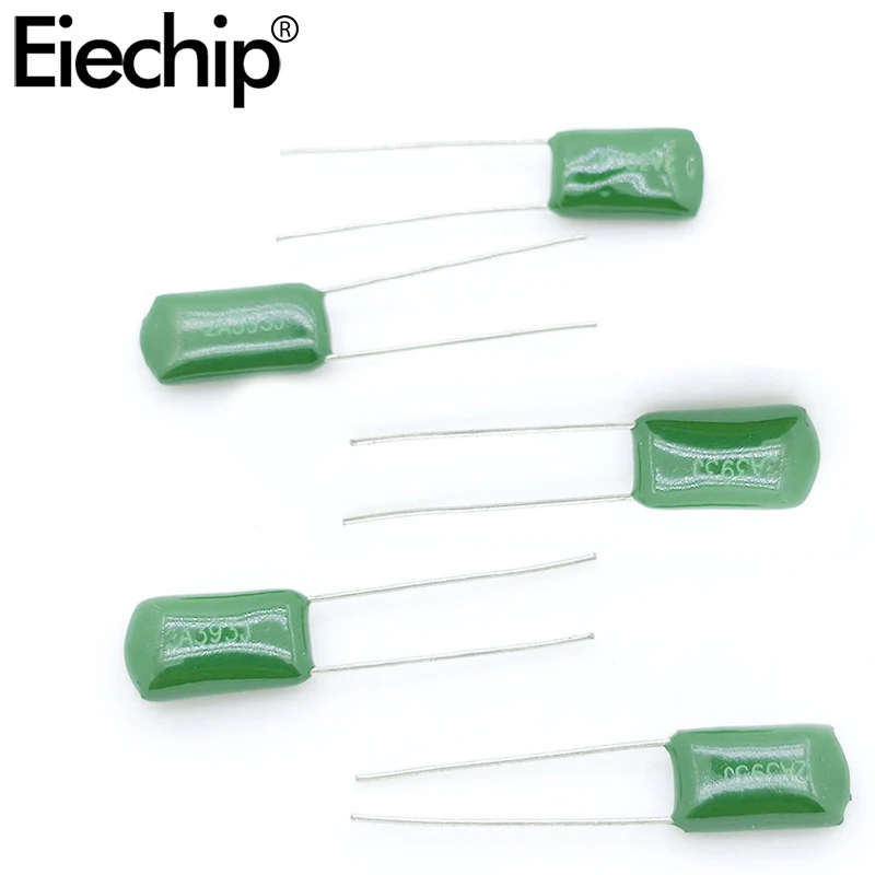 20pcs 100V Polyester film capacitor 2A122J 2A271J 2A682J 2A103J 2A472J 2A104J 220PF 470PF 1.2NF 2.2NF 4.7NF 10NF 22NF 47NF 100NF