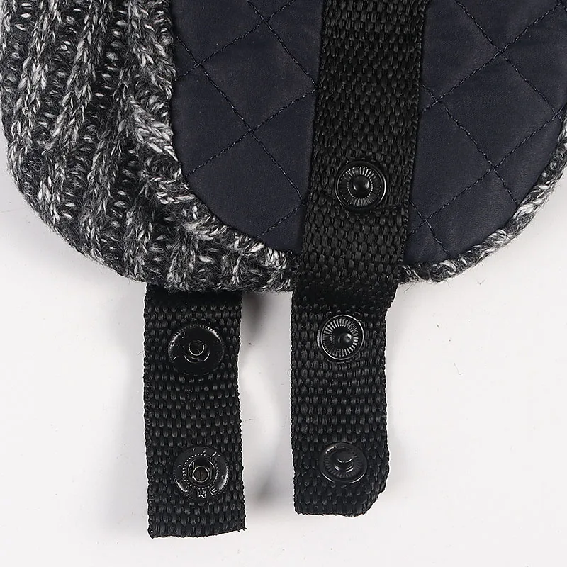 Шапки бомберы для мужчин зима 2020 советский пилот теплая русская ушанка шапка с