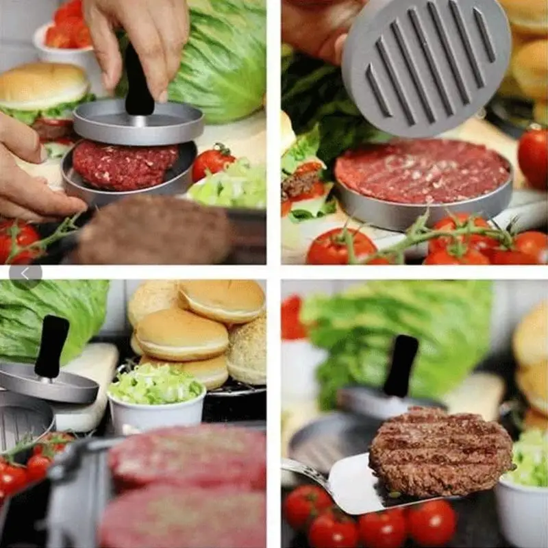 stainless steel hamburger meat press hamburger mould easy kichen tool for cooking burger machine kitchen items home gadgets free global shipping