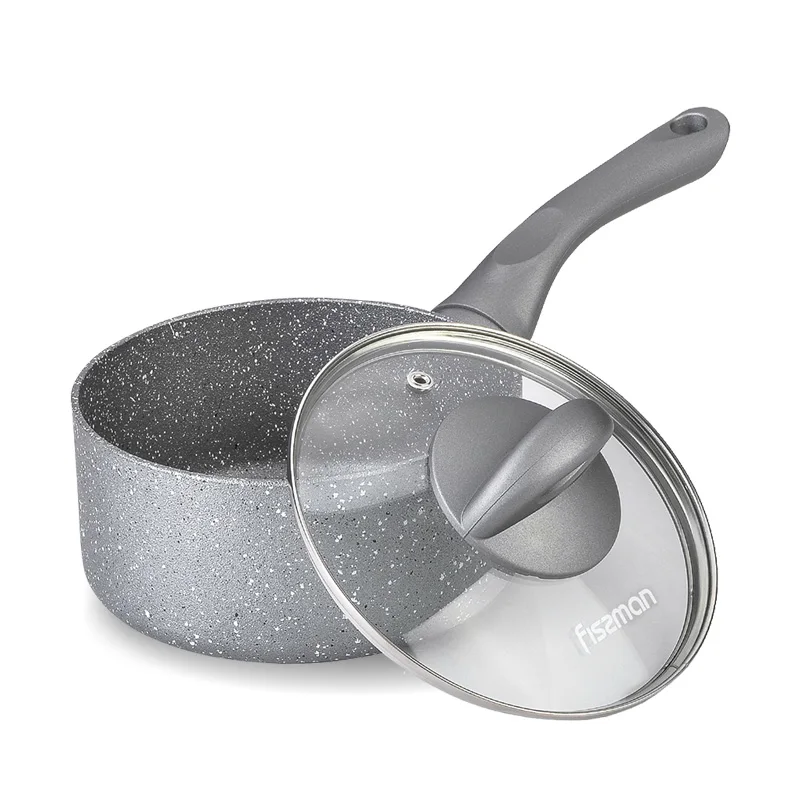 FISSMAN Moon Stone Series набор посуды с антипригарным покрытием из алюминия 1 6л Saucepan-2.8L