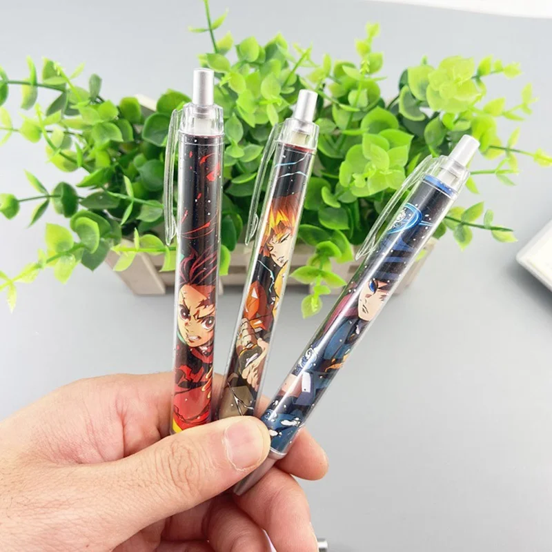 

Japan Anime Demon Slayer: Kimetsu No Yaiba Kamado Tanjirou Nezuko Ball Point Pen Stationery Student Writing Tools