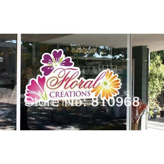 Наклейки на окна наклейки для украшения стекло с логотипом заказ|window decals|restaurant