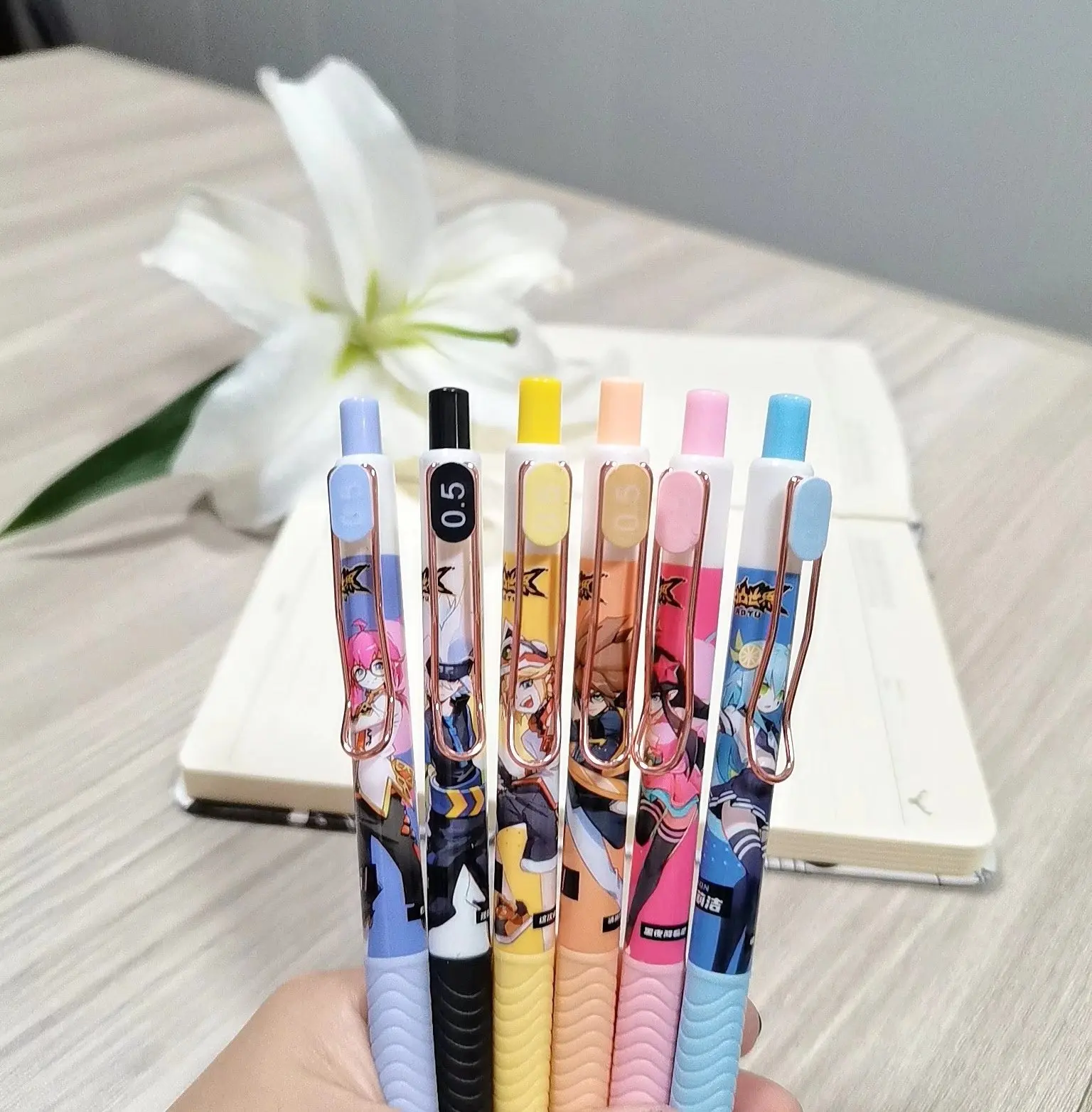 

Kawaii Cartoon Character Surprise Blind Box Neutral Pen Black 0.5 mm Cartoon Student Office Stationery Student Stationery Gift