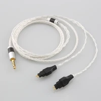 4 4mm plug for sony wm1a nw wm1z silver plated occ earphone cable for sennheiser hd580 hd600 hd650 hdxxx hd660s hd58x hd6xx