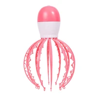 octopus electric head massager relieve fatigue and shake octopus head multi tooth vibration anti stress