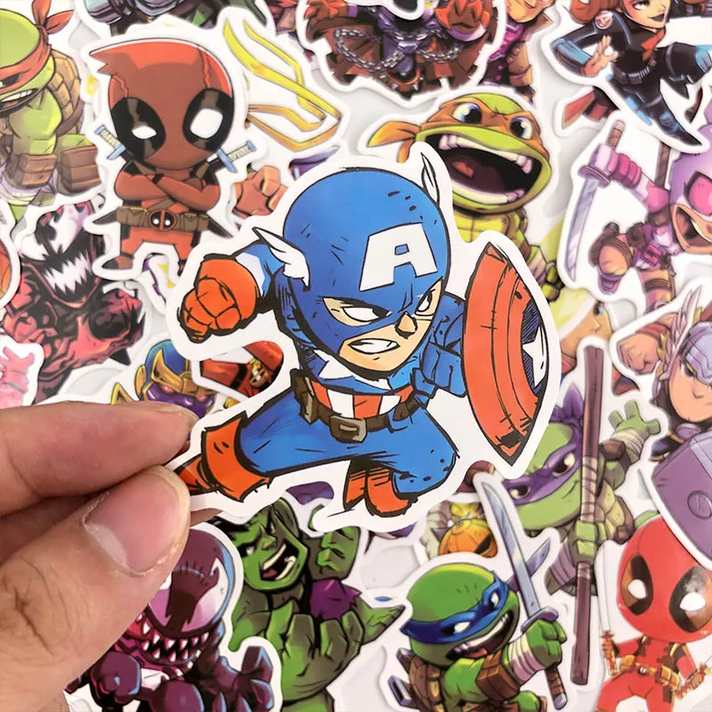 50 шт. милые водонепроницаемые наклейки s для MARVEL стикеры в стиле граффити
