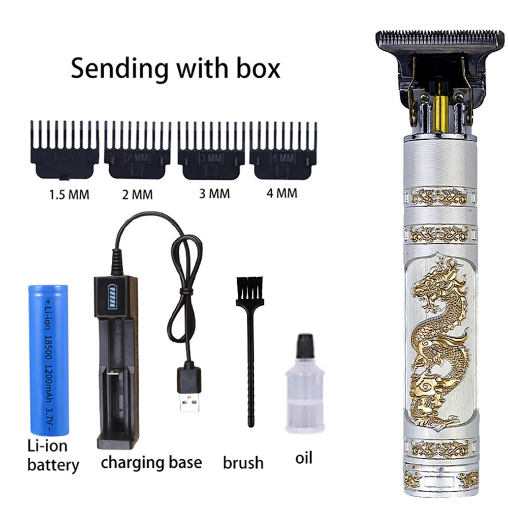0mm Barber Hair Cutting Machine Electric Trimmer Usb Rechargeable Baldheaded Clipper Cordless Shaver for Men | Бытовая техника