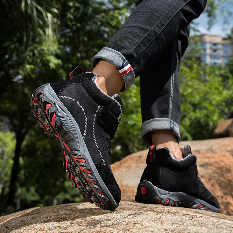 Мужская обувь зимние сапоги для женщин сохраняющие тепло резиновые уличные