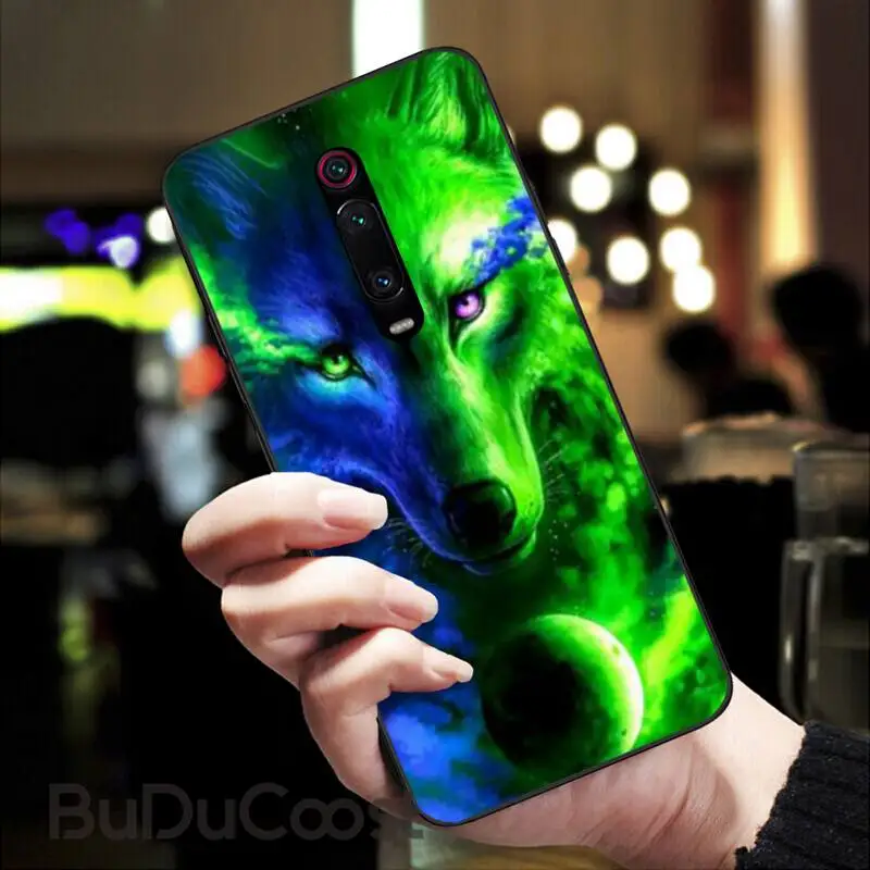

Customary Wolf Totem Phone Case Cover for Xiaomi Redmi note 8 pro note9 pro for Redmi Note5 7 Note6Pro