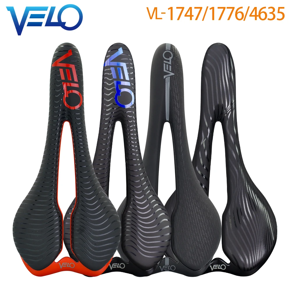 Velo Bike Saddle For Racing Ti-Alloy Gel Bicycle Saddle Lightweight Road Bike Seat Comfort Ergonomic Bicycle Saddle Seat