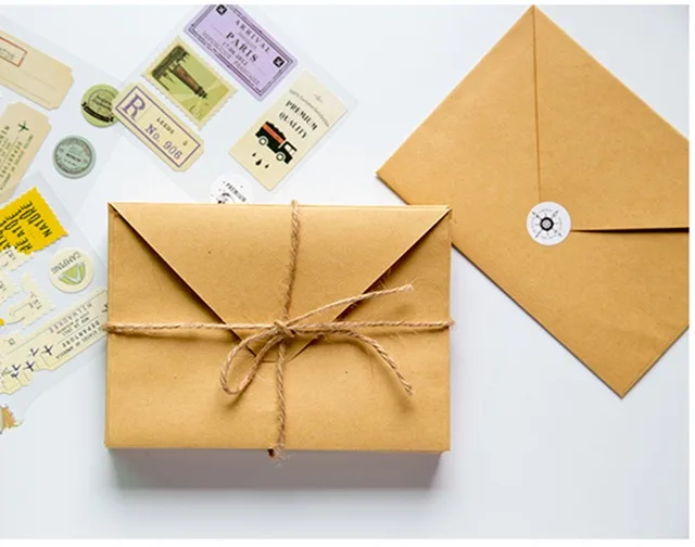 

25pcs 14.5x10cm Vintage envelope a classic vintage Kraft envelope