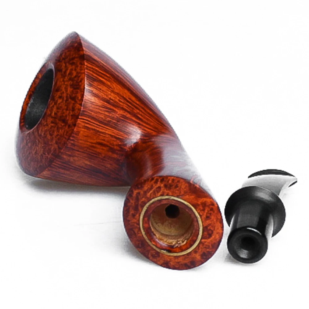 Давид иафиско Гладкий согнутый Дублина ручной работы для курения briar pipe nice flame # S102