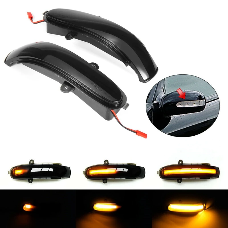 Автомобильный Динамический светодиодный светильник с поворотным сигналом