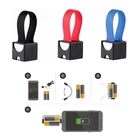 Портативное аварийное зарядное устройство для телефона с питанием от 2 батареек AA с разъемами Micro USB Lighting для универсального телефона