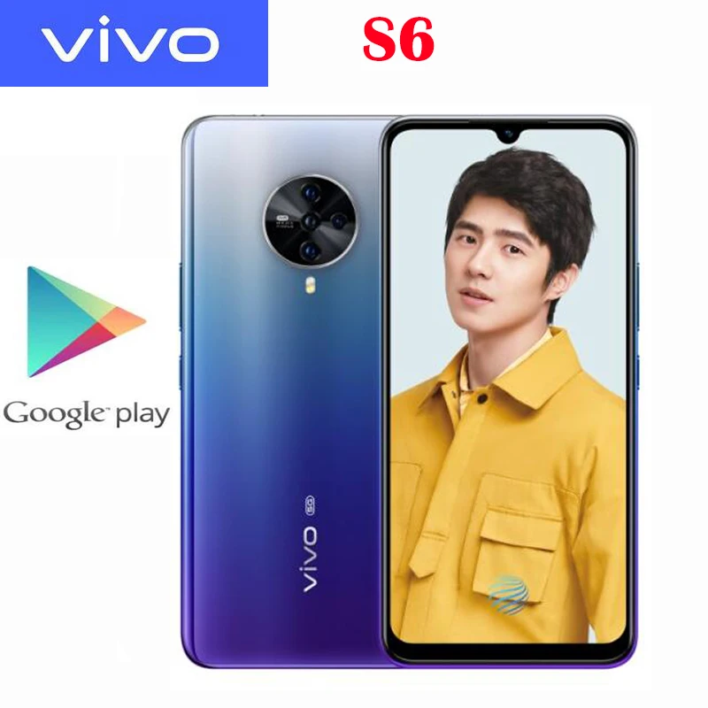 Оригинальный Официальный чехол для VIVO S6 5G смартфон Exynos 980 6 44 дюймов 4500 мА/ч 48.0MP 4