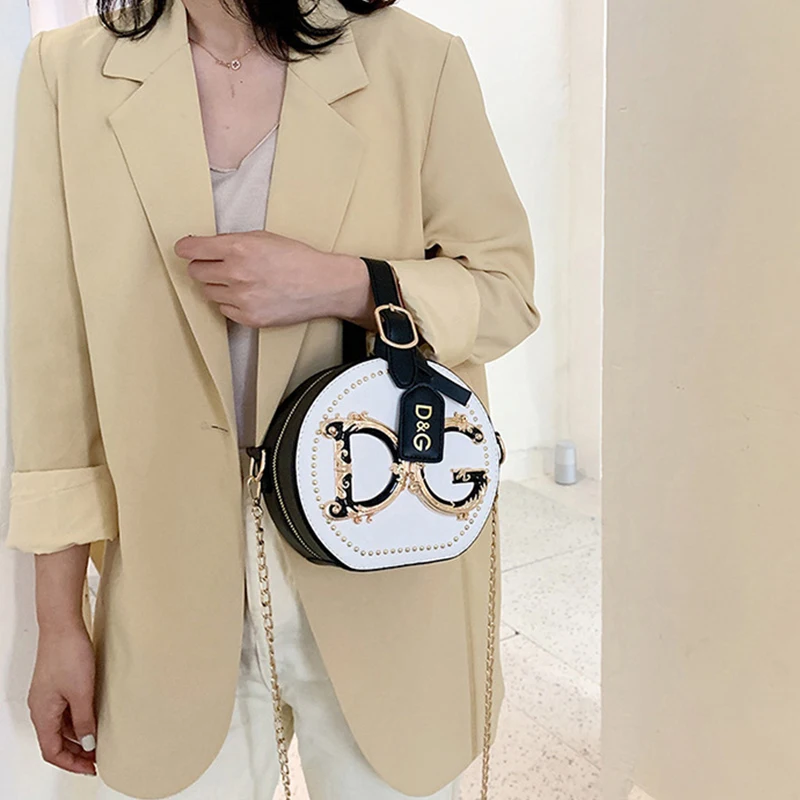 

HAWSON Fashion PU Leather Shoulder Bags For Women Chain Design Luxury Hand Bag Female Travel Messenger Bags