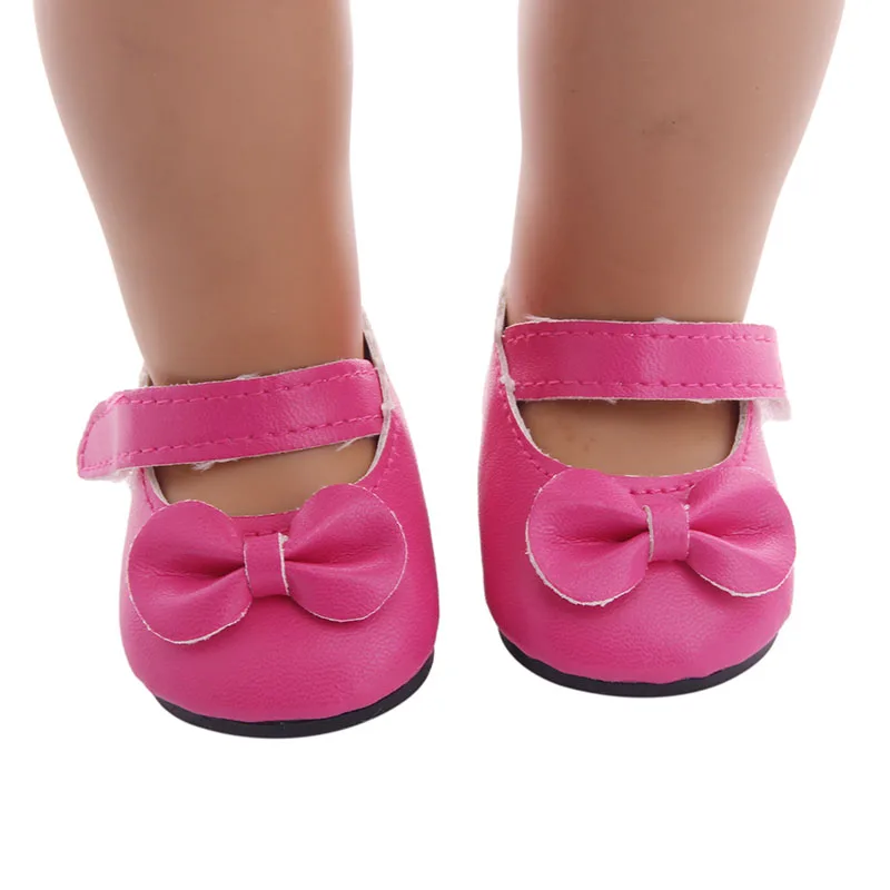 Парусиновая обувь серии Взрыв панда кожаная для 18 дюймовых американских кукол и