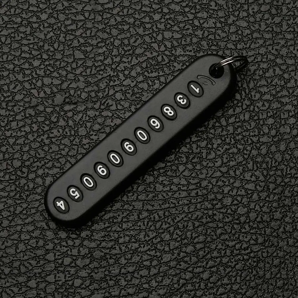 Автомобильный брелок с защитой от потери набор брелоков номером телефона