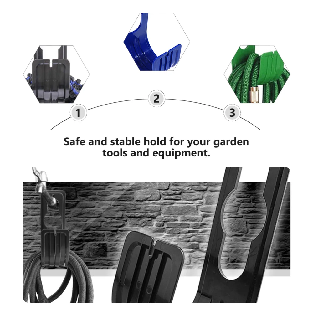 

3 Pcs Premium Hooks Hooks Water Pipe Racks Watering Hose Brackets
