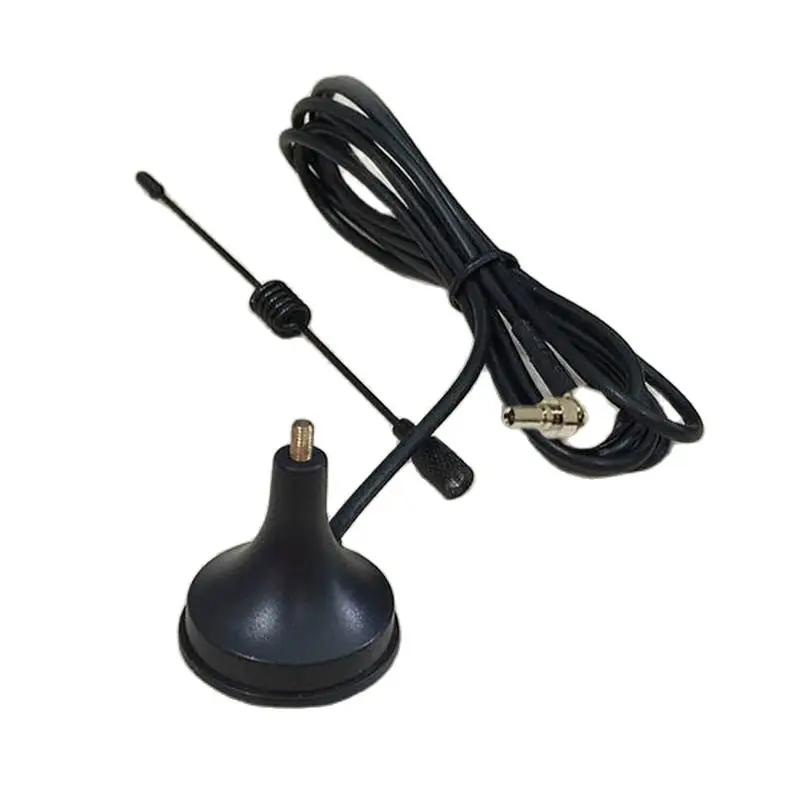 

3G GSM Antenna 3dbi With CRC9 Right Angle/TS9/SMA Male Connector Magnetic Base 1.5m Cable Aerial for 3G Wireless Router