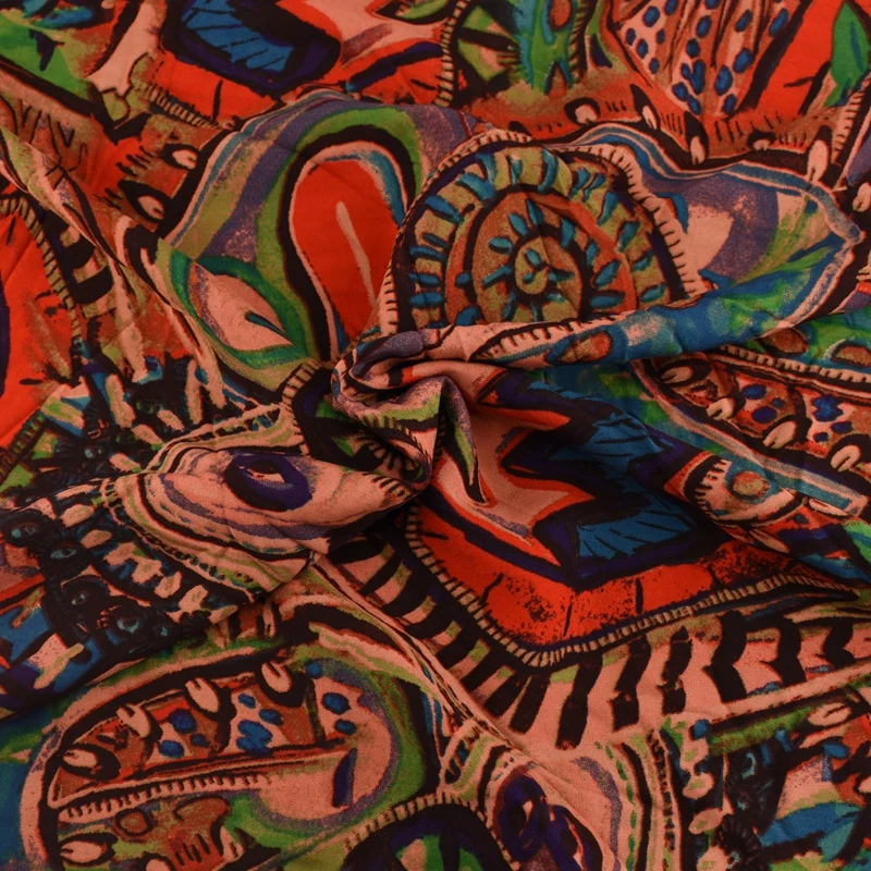 Серия в национальном стиле хлопчатобумажная Поплиновая Ткань для шитья