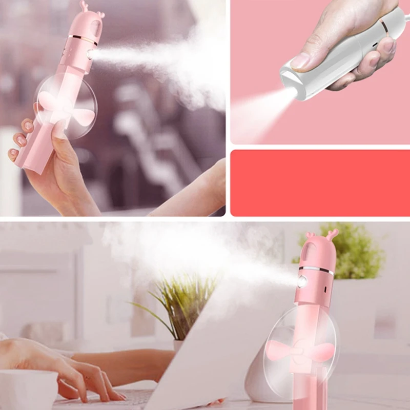 Мини вентилятор с распылителем 25 мл|Благовония и курильницы| |