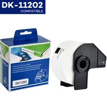 Yance 1 рулон совместимый термопринтер brother DK 11202 этикетка 62*100 мм