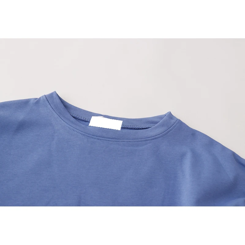 

Women's Hoodies Hole O Neck Designer Solid Streetwear Hip Hop Tops 2021 Summer New Korean Style Loose Casual Chic Pullover Shirt