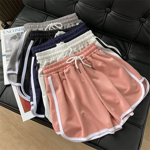 

Large mm sports shorts women's summer 2020 new women's summer home pajamas casual high waist loose