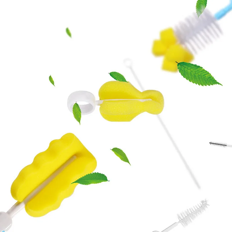 6 шт./компл. Детские принадлежности губка с высокой плотностью 360 ° инструменты