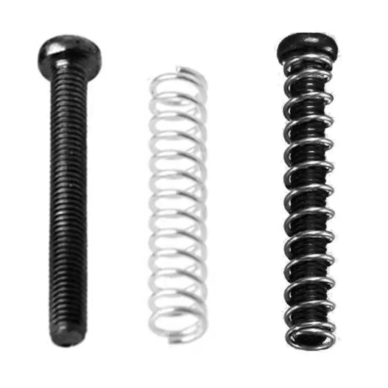 

Humbucker Pickup Screws Springs Kit Ring Surround Mounting Guitar Parts Black