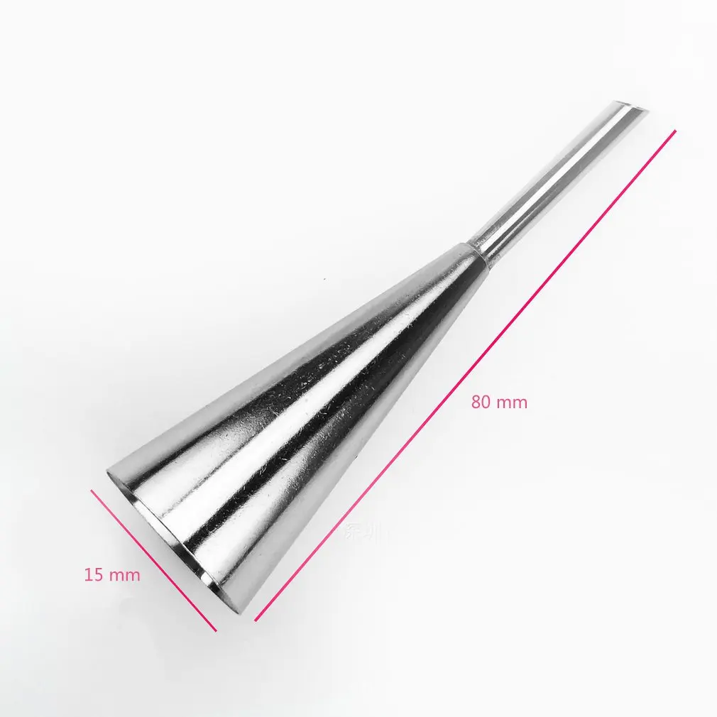 

10pcs Cream Icing Piping Nozzle Tip Stainless Steel Long Puff Nozzle Tip Pastry Bakeware Butter Mouth Baking Tools