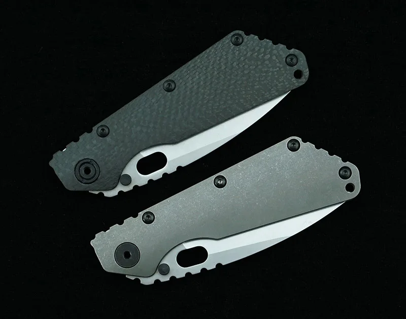 

LEMIFSHE Folding Knife D2 Blade Titanium Alloy + Carbon Fiber Handle Copper Washer Kitchen Outdoor Hunting Multifunctional Knife