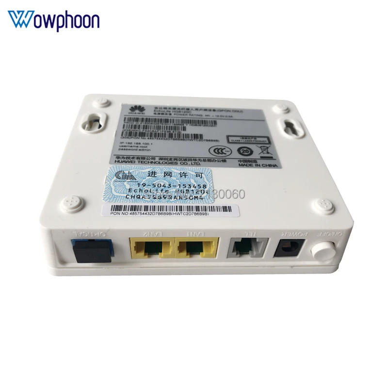 Новый оптический сетевой модем Huawei HG8120C GPON ONU 1GE + 1FE 1TEL без одной